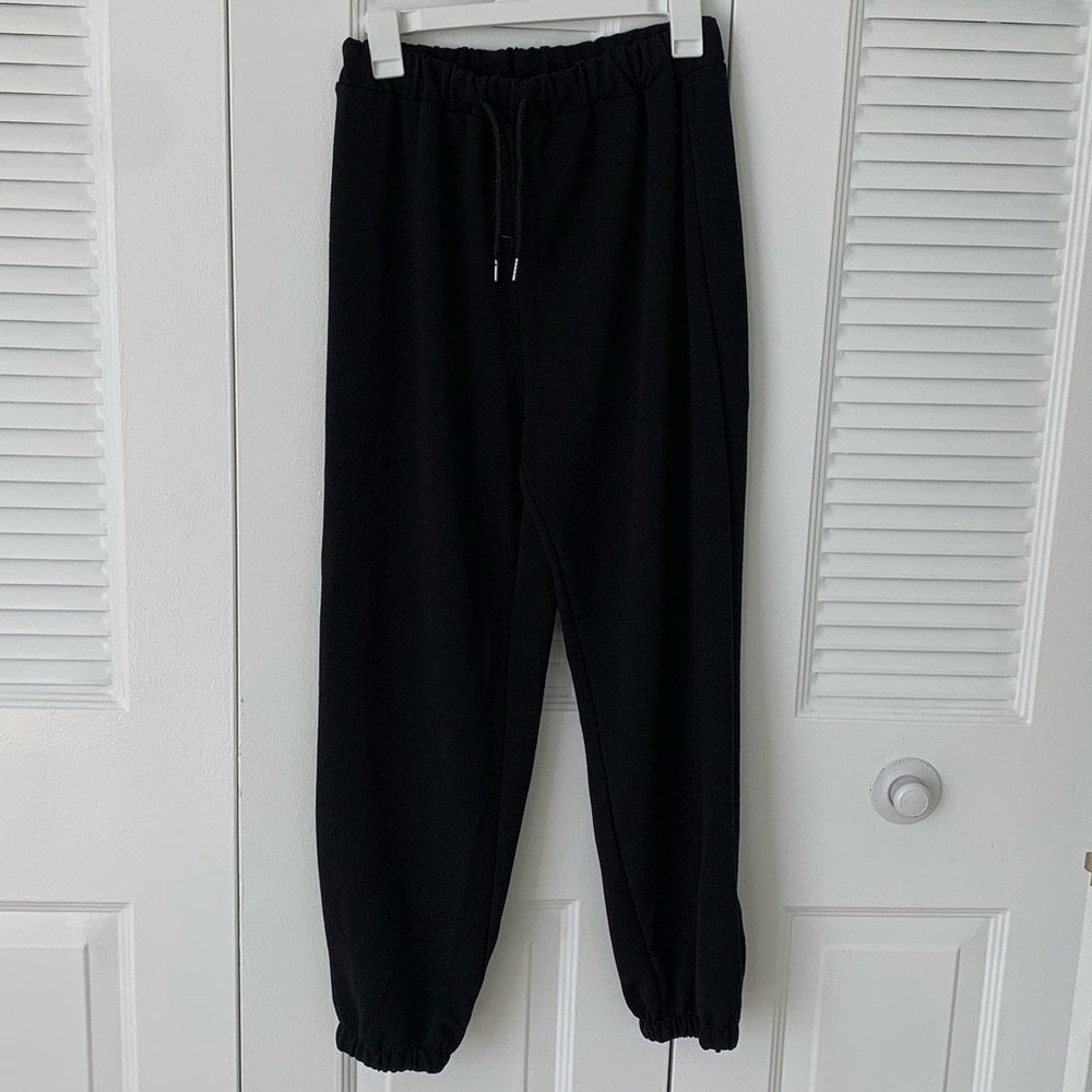 Black baggy pants